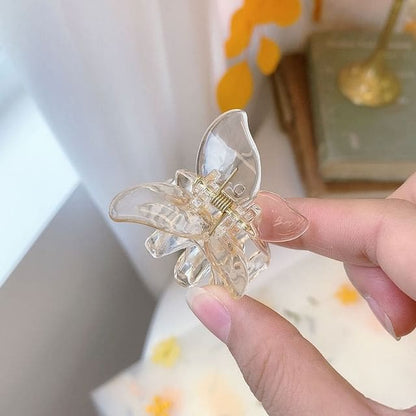 Butterfly Ribbon Hair Claw Clip - Champagne / One Size