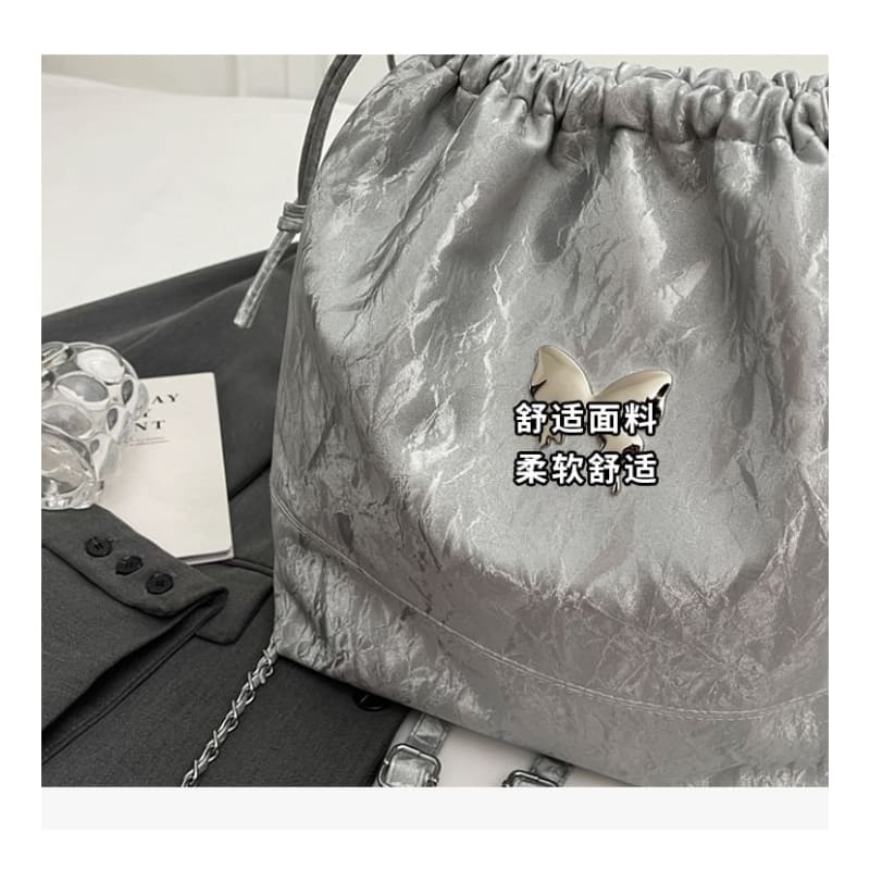 Butterfly Studded Chain Strap Backpack