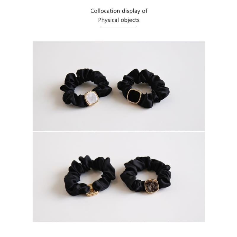 Button Hair Tie