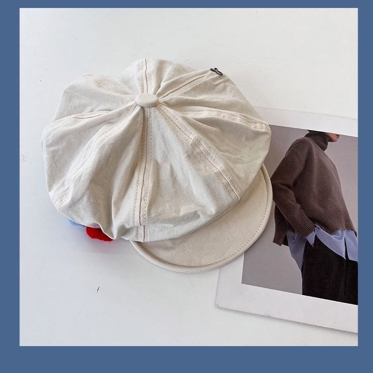 Button Newsboy Cap