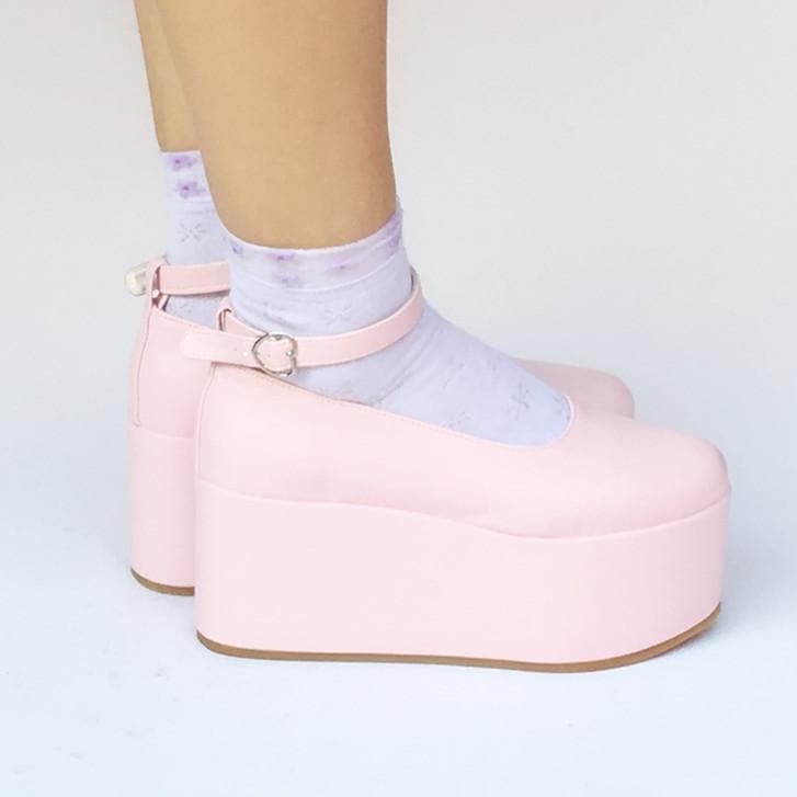 Baby Custom Pinky Doll Shoes Platform Made SP168134