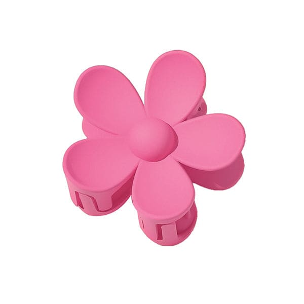 Candy Big Flower Hair Claw - Pink - Other