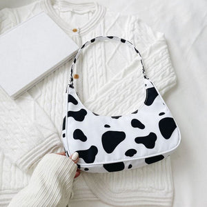 Candy Color Baguette Bag - Standart / Cow - Handbags