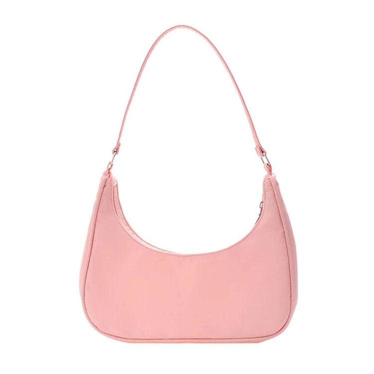 Candy Color Baguette Bag - Standart / Pink - Handbags