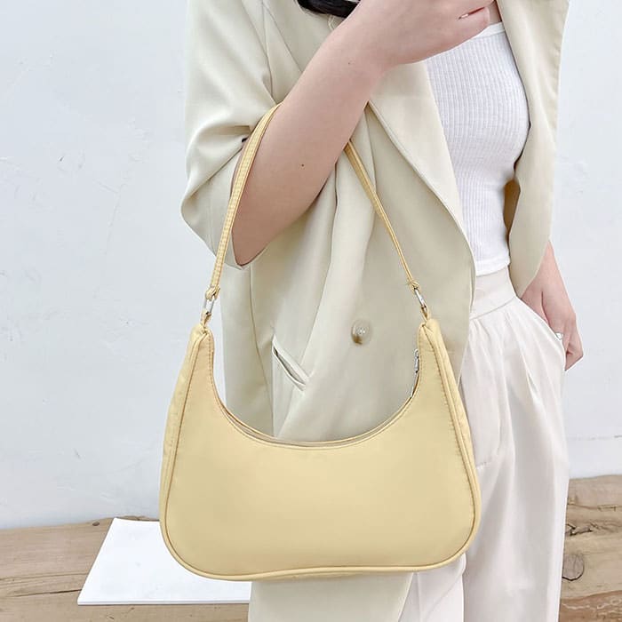 Candy Color Baguette Bag - Standart / Yellow - Handbags