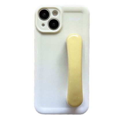 Candy Gradient Handle Phone Case - iPhone X / Yellow