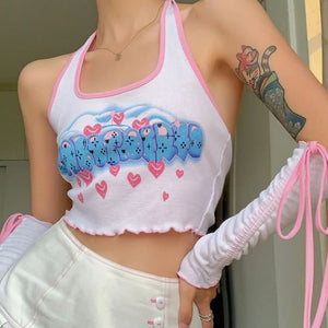 Candy Top and Arm Gloves Set - Tops