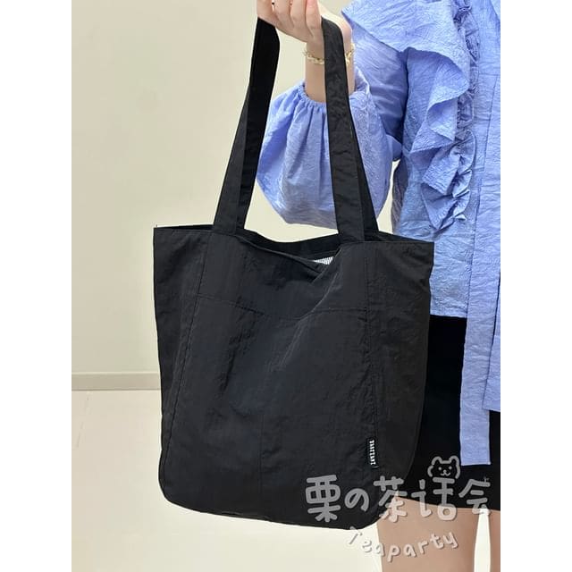 Canvas Plain Tote Bag / Bag Charm / Set - Without Charm