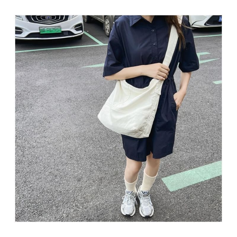 Canvas Shoulder Bag