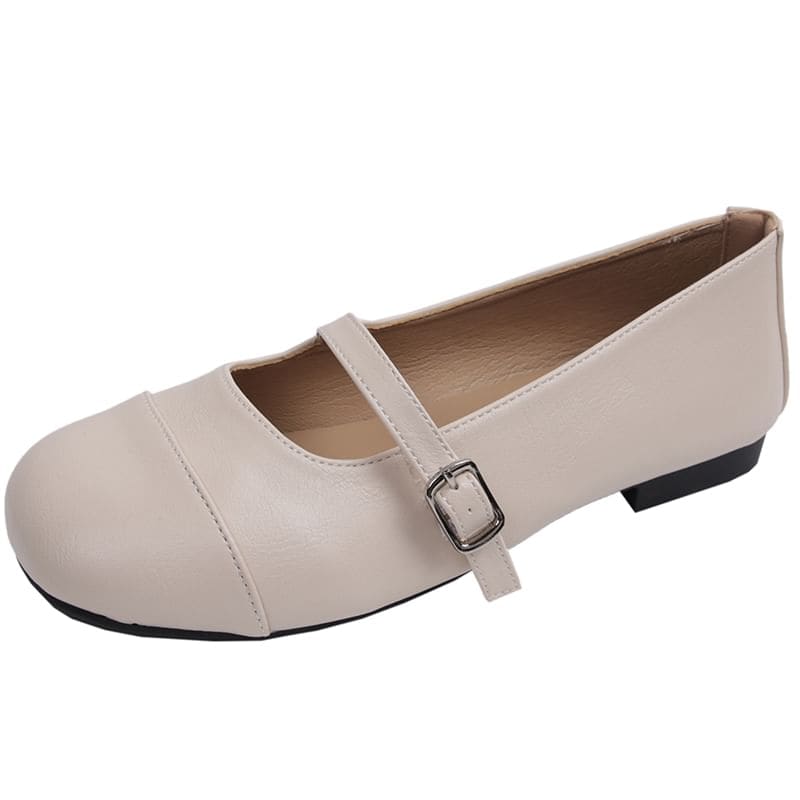 Cap Toe Mary Jane Flats