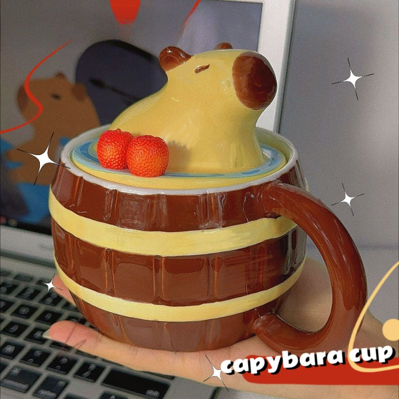 Capybara Ceramic Cup - Lovesickdoe