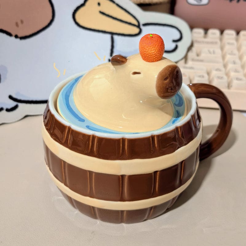 Capybara Ceramic Cup - Lovesickdoe