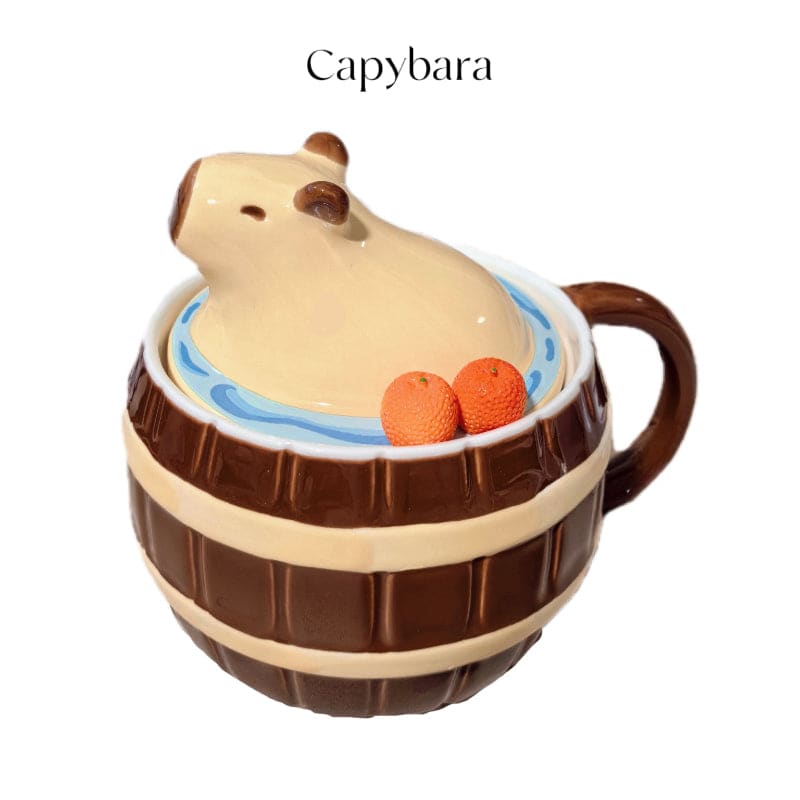 Capybara Ceramic Cup - Lovesickdoe