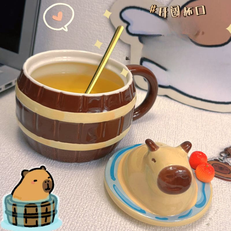Capybara Ceramic Cup - Lovesickdoe