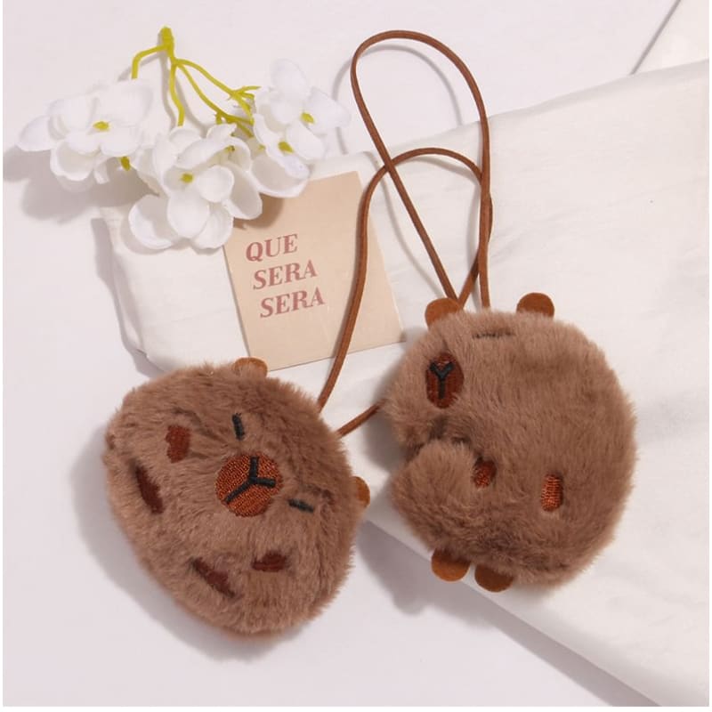 Capybara Chenille Bag Charm (Various Designs)