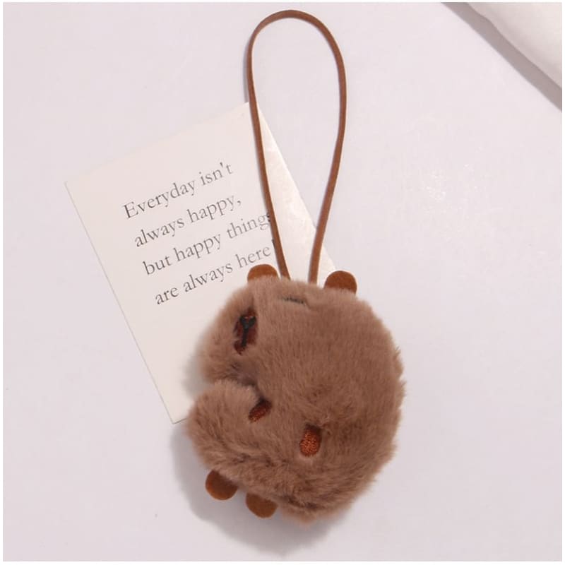 Capybara Chenille Bag Charm (Various Designs)