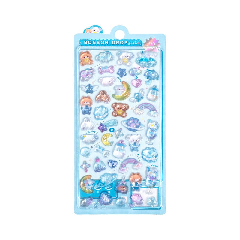 Cartoon Delicious Food Stickers - Lovesickdoe - Blue / 1pcs