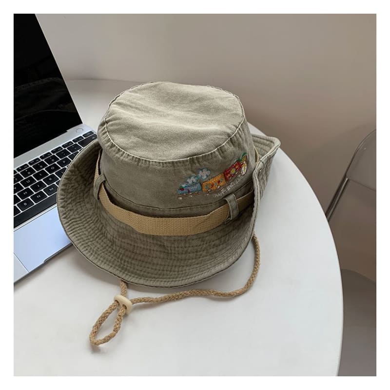 Cartoon Embroidered Boonie Hat