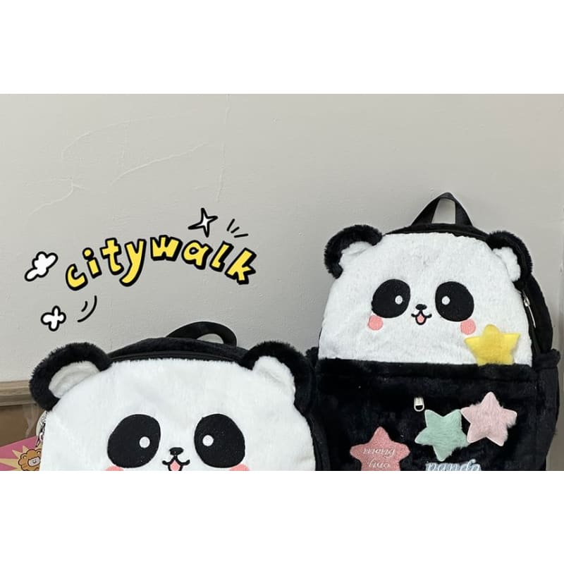 Cartoon Embroidered Multi-Pocket Backpack / Bag Cham / Coin