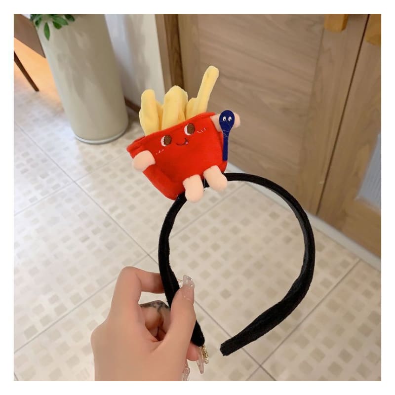 Cartoon Fast Food Chenille Headband