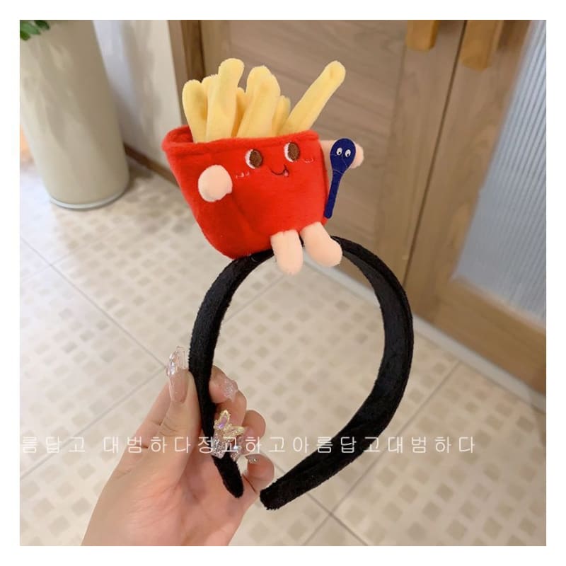 Cartoon Fast Food Chenille Headband