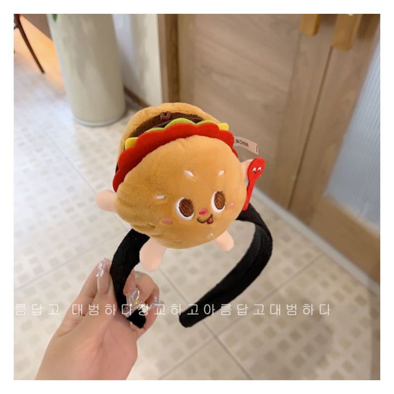 Cartoon Fast Food Chenille Headband