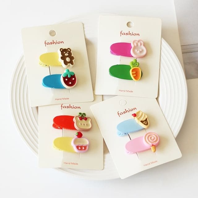 Cartoon Hair Pin Set