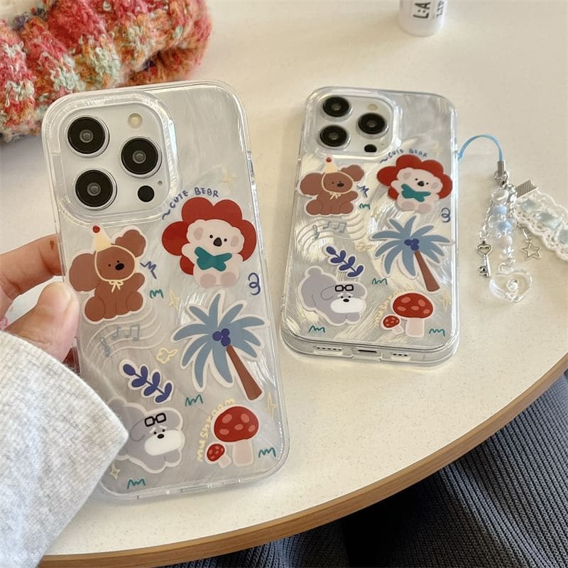 Cartoon Phone Case - 15 Pro Max / 15 Pro / 15 / 14 Pro Max