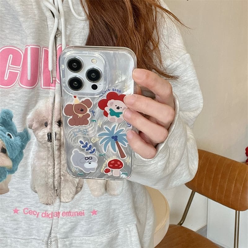 Cartoon Phone Case - 15 Pro Max / 15 Pro / 15 / 14 Pro Max