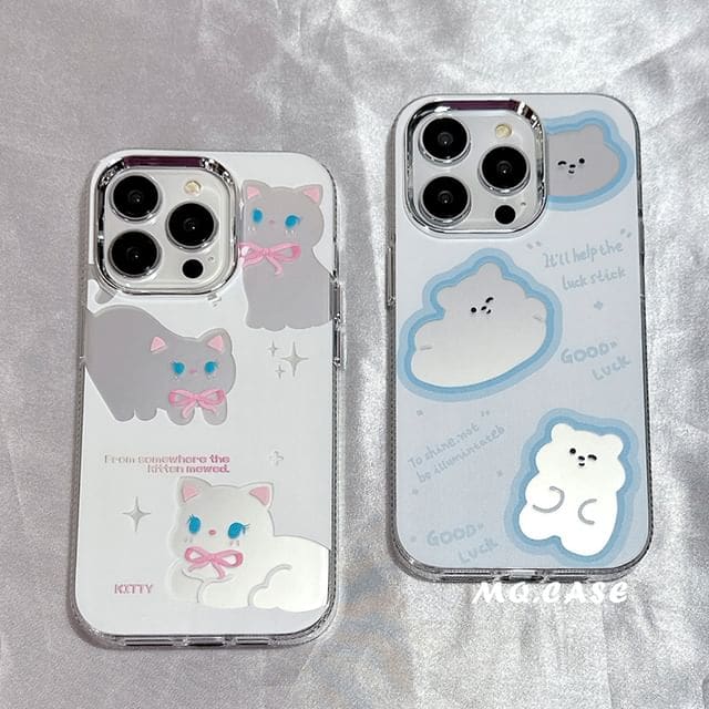 Cartoon Phone Case - iPhone 15 Pro Max / 15 Pro / 15 / 14