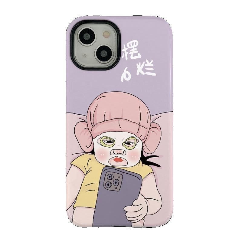 Cartoon Phone Case - iPhone 15 Pro Max / 15 Pro / 15 Plus