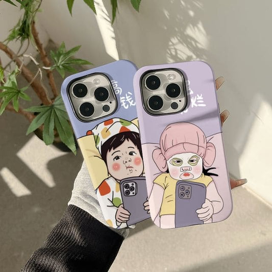 Cartoon Phone Case - iPhone 15 Pro Max / 15 Pro / 15 Plus