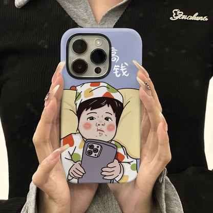 Cartoon Phone Case - iPhone 15 Pro Max / 15 Pro / 15 Plus