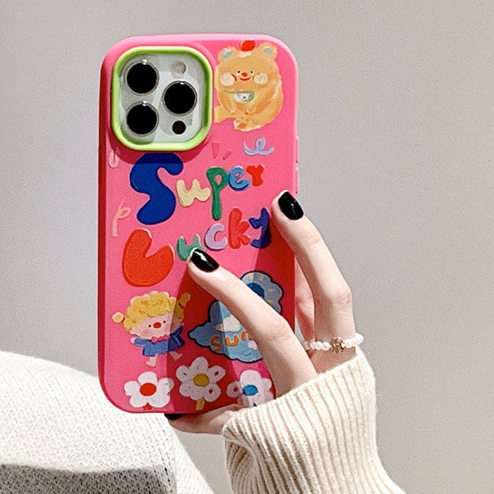 Cartoon Pink iPhone Case - IPhone Case