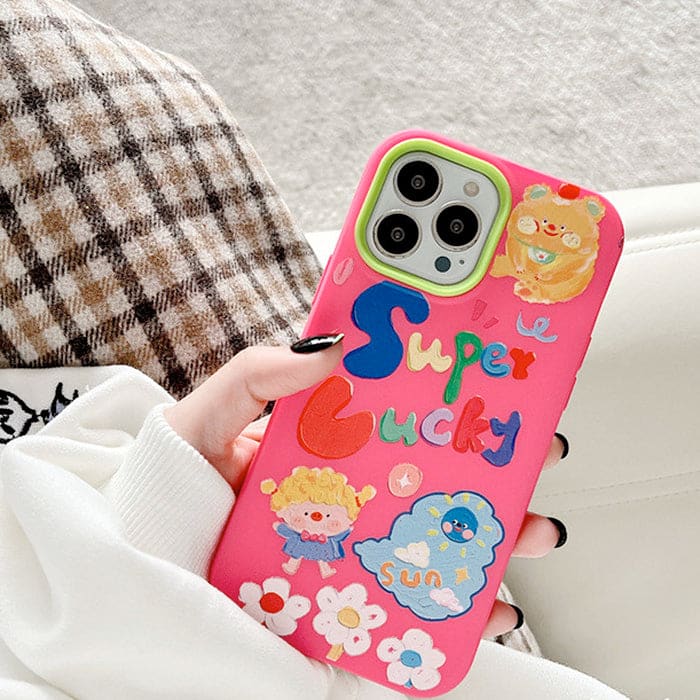 Cartoon Pink iPhone Case - IPhone Case