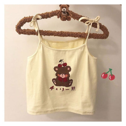 Cartoon Print Camisole Top