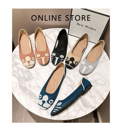 Cartoon Print Flats