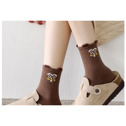 Cartoon Print Socks Set