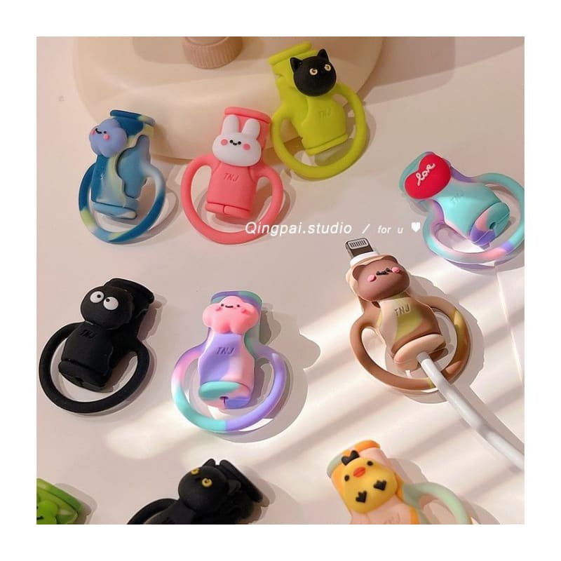 Cartoon Silicone Cable Protector