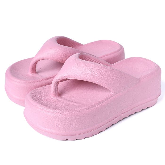 Casual Platform Sandals - EU36 (US6.0) / Light Pink