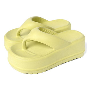 Casual Platform Sandals - EU36 (US6.0) / Yellow - Slippers