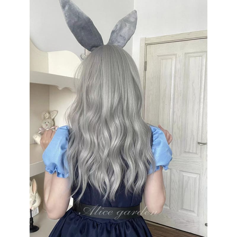 Casual Series Judy Hops Silver Long Wig ON976 - Silver white