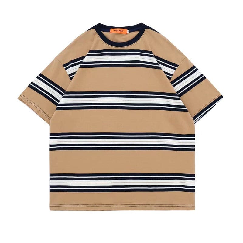 Casual Striped T-Shirt - T-Shirts