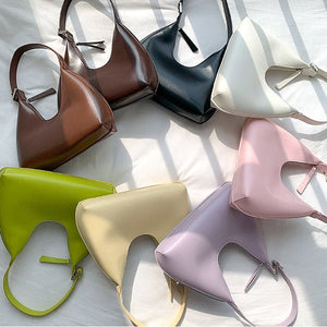 Casual Versatile Handbag - Standart / Brown - Handbags