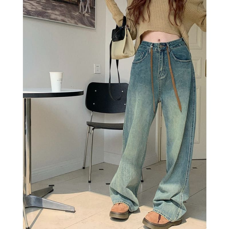 Casual Vintage Comfy Jeans - Jeans