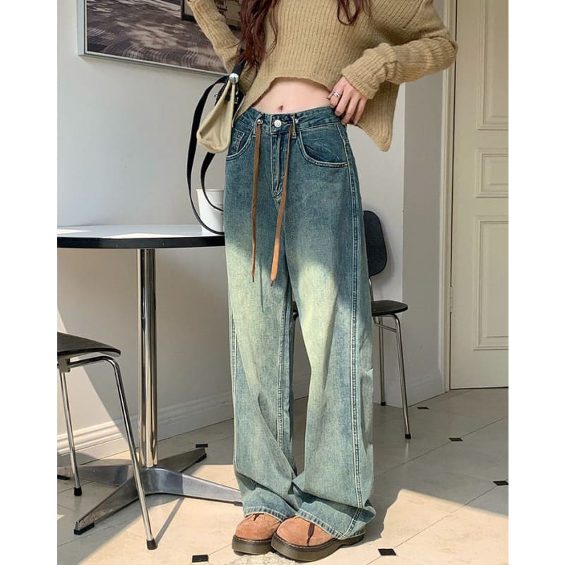 Casual Vintage Comfy Jeans - Jeans