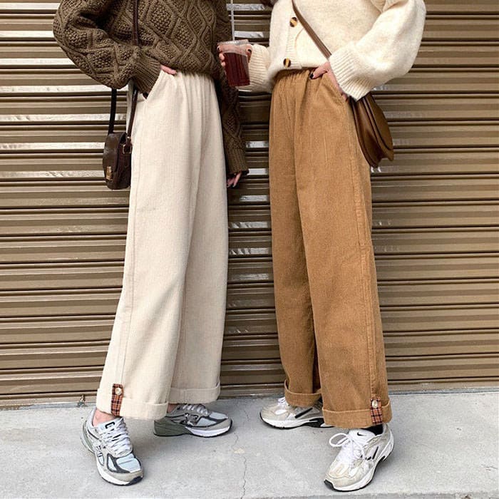 Casual Wide Pants - Pants