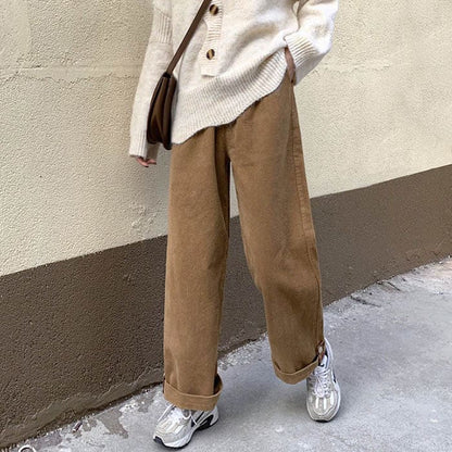 Casual Wide Pants - Pants