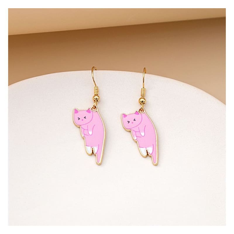 Cat Drop Earring