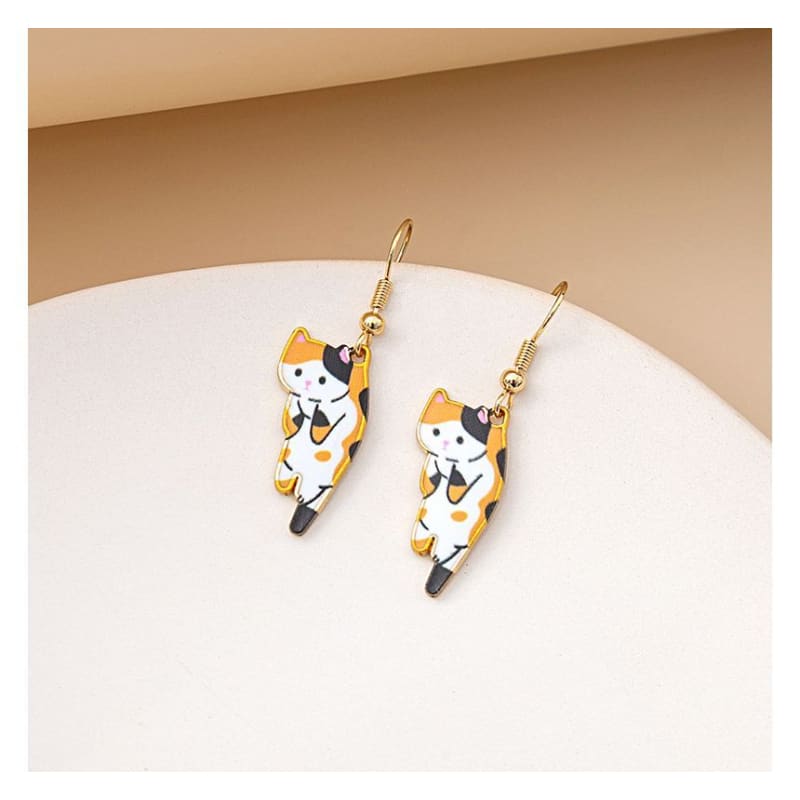 Cat Drop Earring